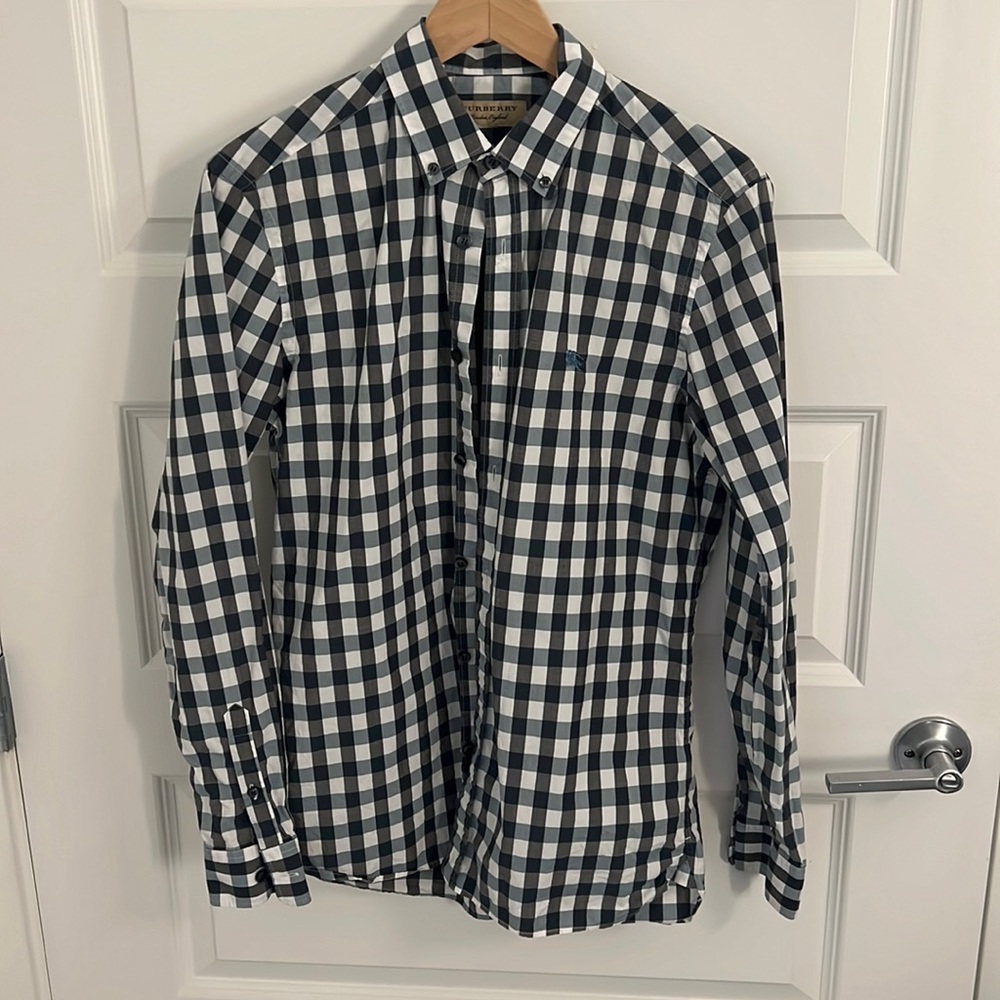Burberry Long Sleeve Button Down Shirt